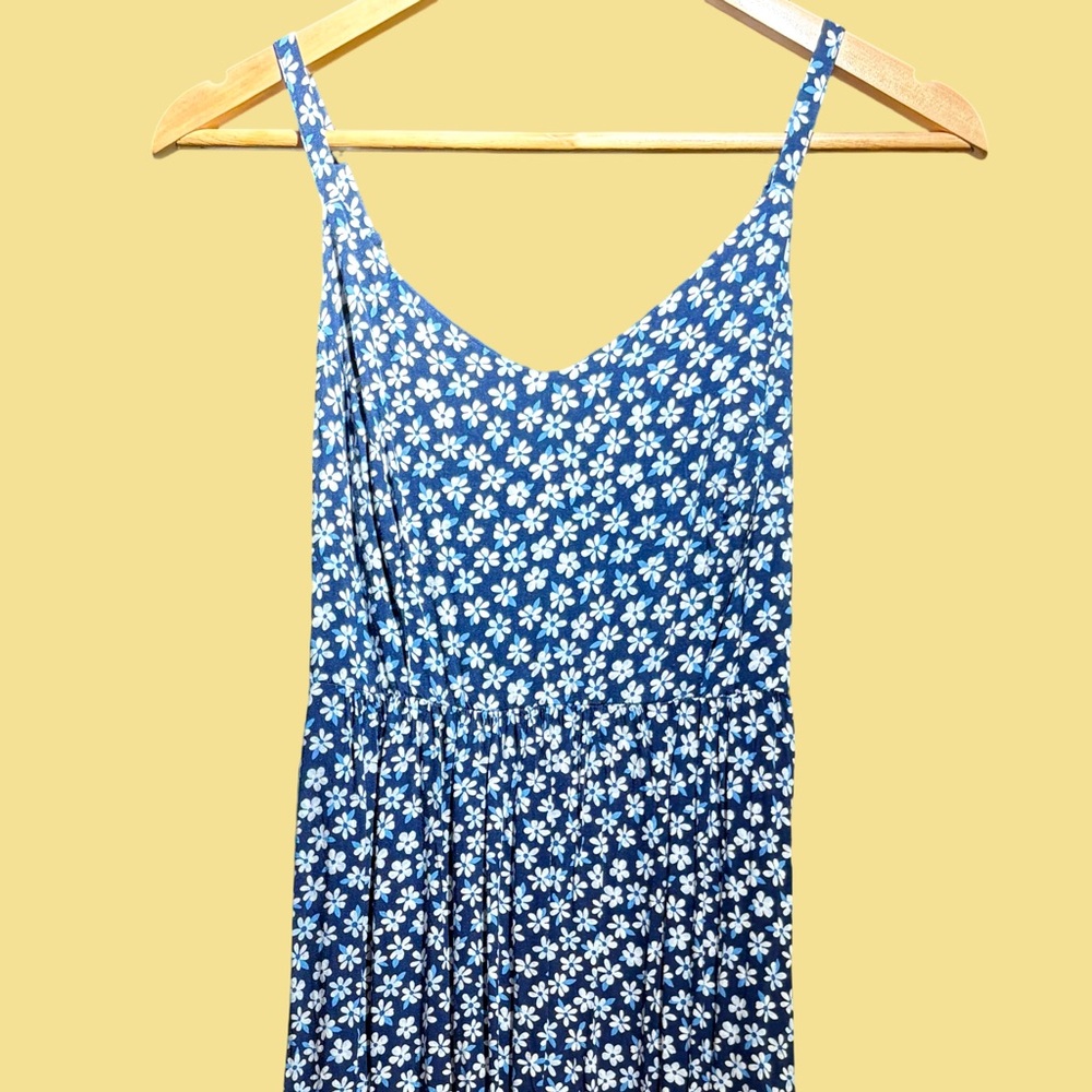 Old Navy Blue A-Line Maxi Dress